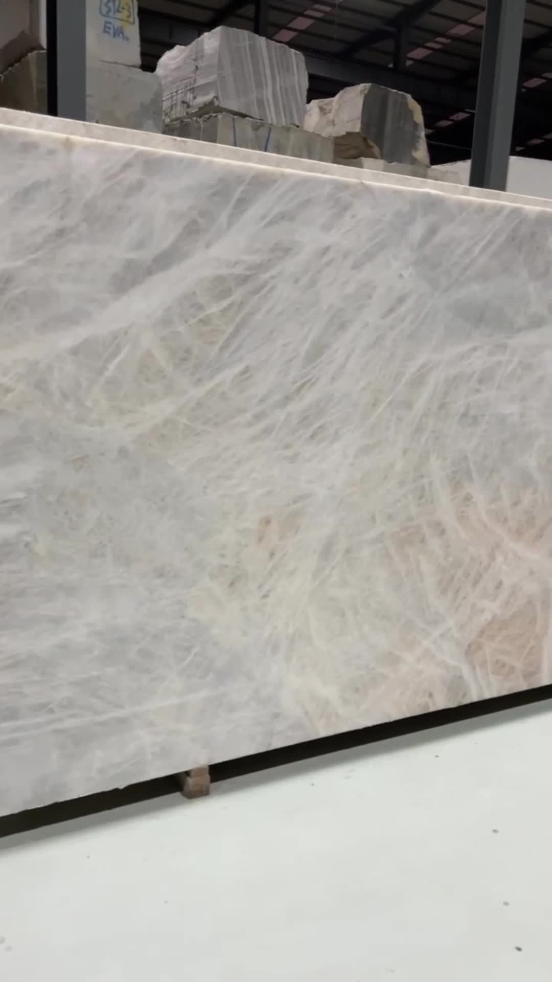 Brazil Cristallo Quartzite Slabs