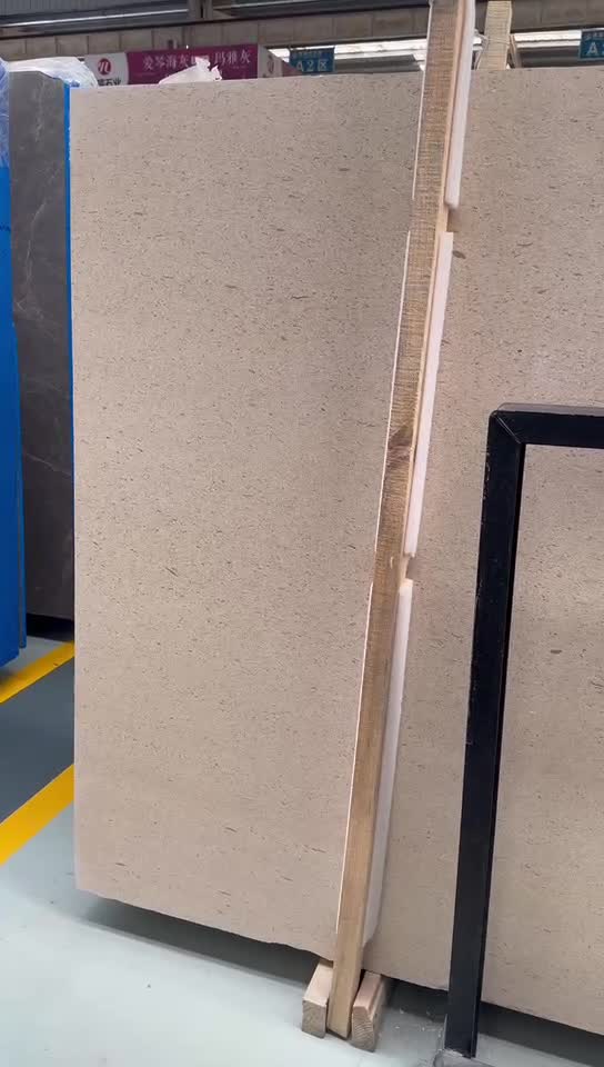 Turkey Moka Gold Limestone Slabs Polished For Wall Tiles