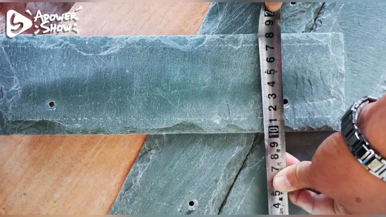 Natural Green Roofing Slate Tiles Stone  Roof Tiles