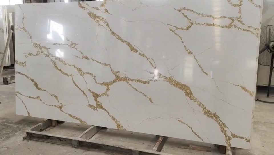 Quartz Slab Artificial Stone Slabs Hot Sale Pattern 6119
