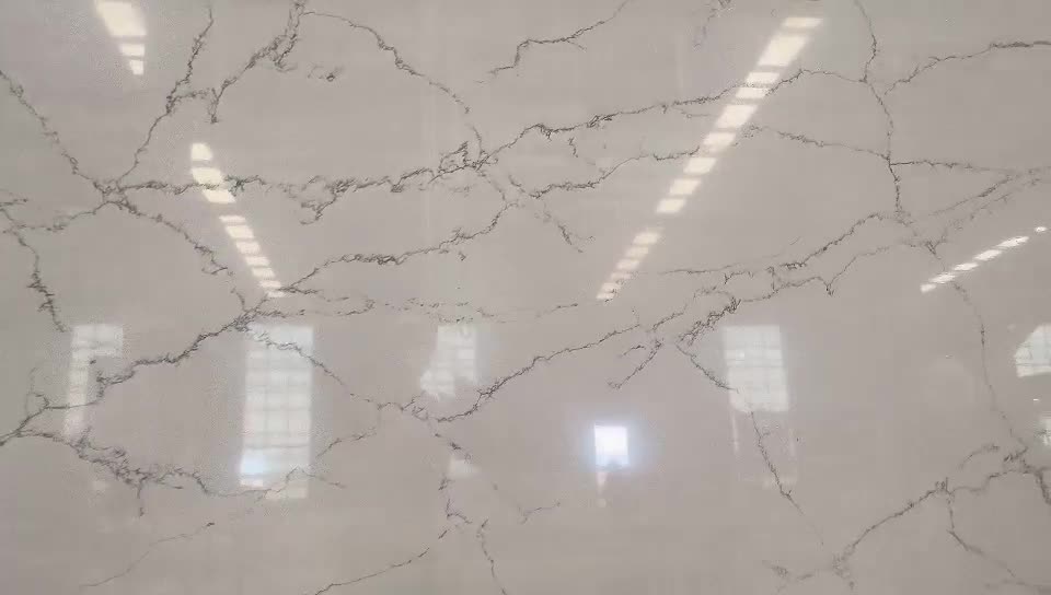 Quartz Slab Artificial Stone Slabs Hot Sale Pattern 8084