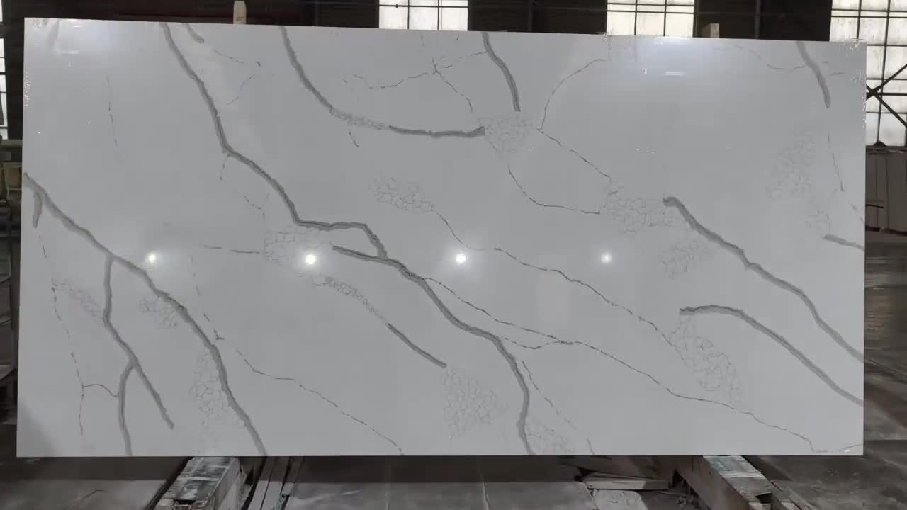 Quartz Slab Hot Sale Pattern CALACATTA Quartz Slabs