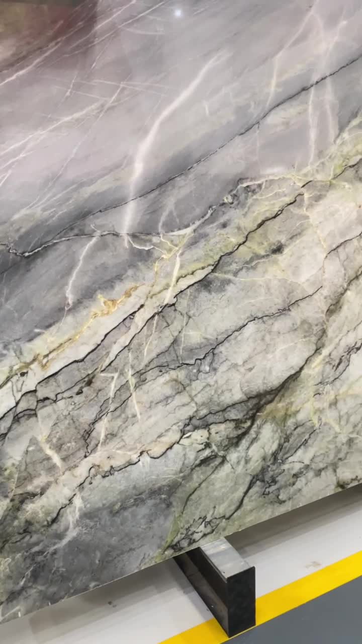 Polished Brazil Amazon Blue Quartzite Slabs