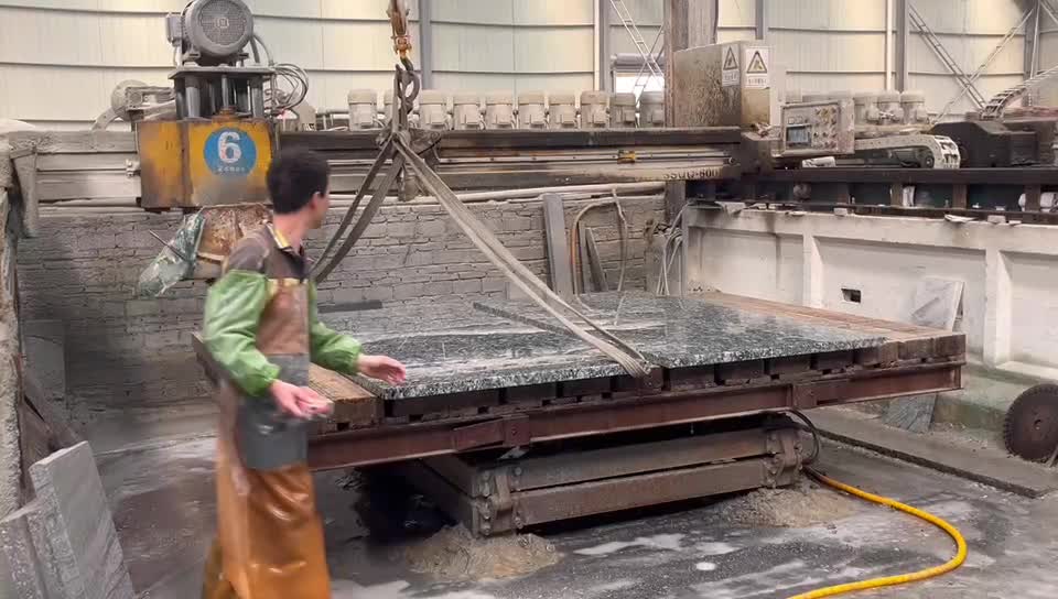 China Impala Black Sesame Flamed Granite Slabs G654 G3554
