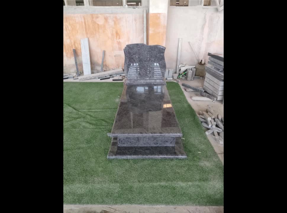 Orion Visac Blue Granite  Headstone