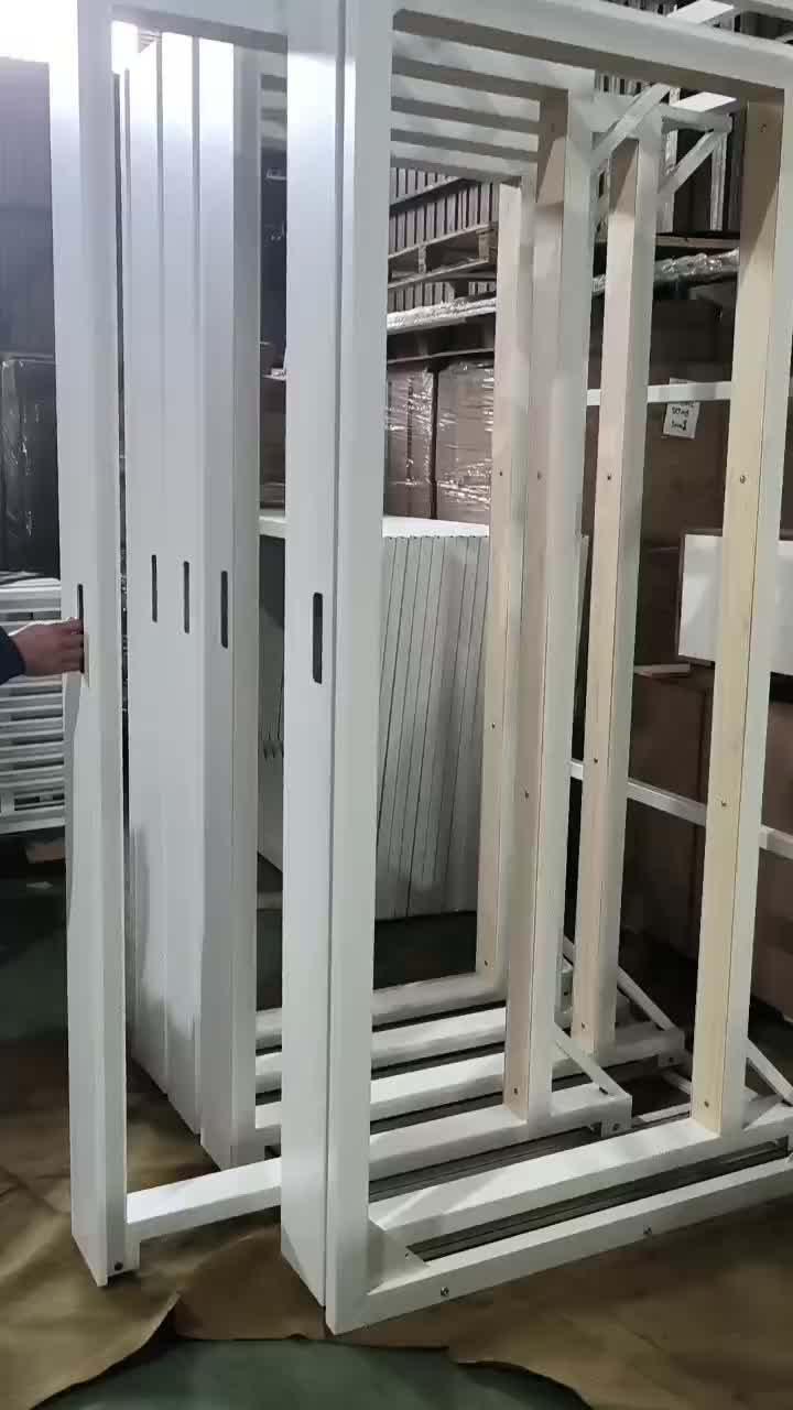 White Sliding Floor - Standing Display Rack