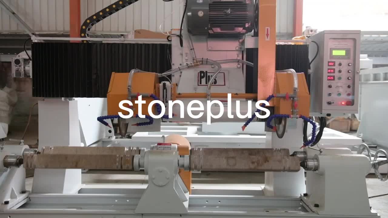 Banister Cutter-4 Heads - Stone Balustrade Lathe Machine