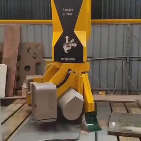 5 Axis CNC Bridge Saw Stone Cutting Machine
