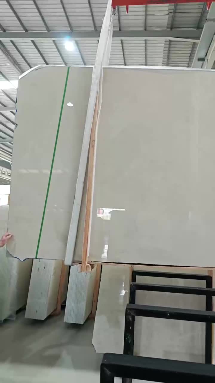 Light Beige Crema Uno Marble Slabs For Wall And Floor