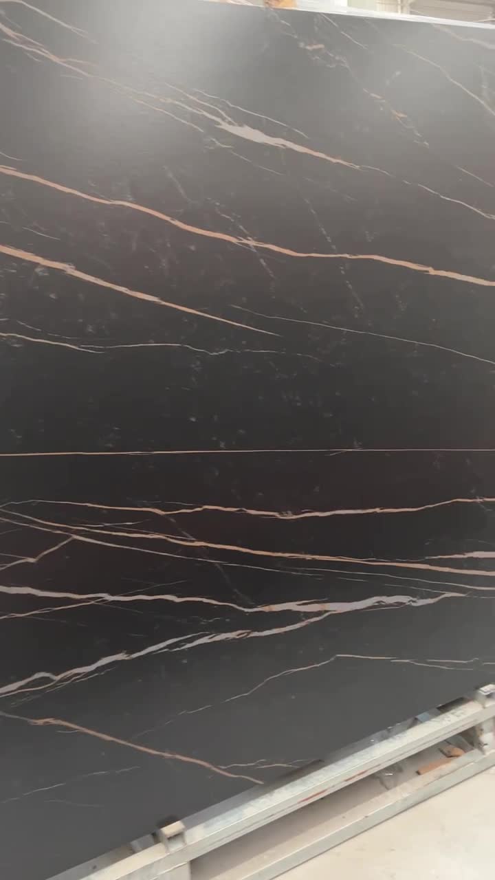 Black Gold Sintered Stone Slabs