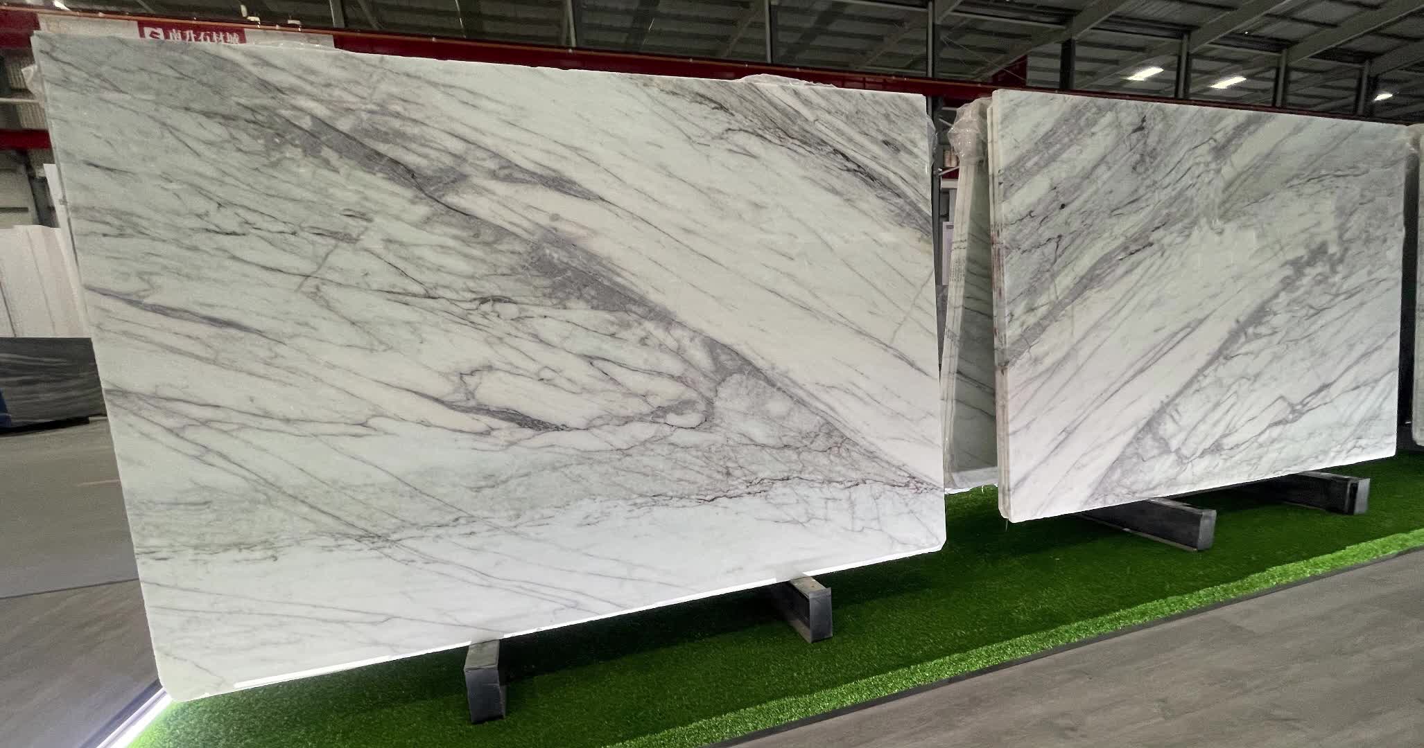 Backlit Wall Marble Slabs Desert Oasis
