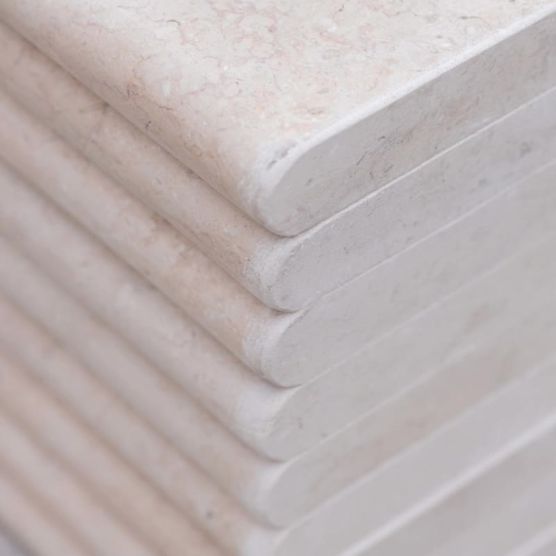 Galala Limestone Bullnosed Pool Tiles