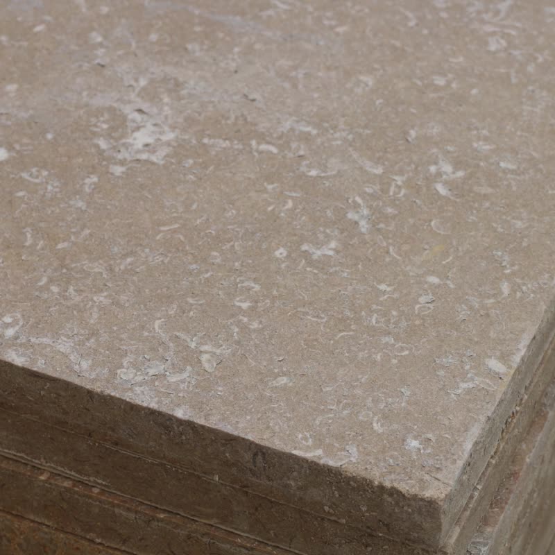 Sinai Pearl Limestone Flamed Tiles