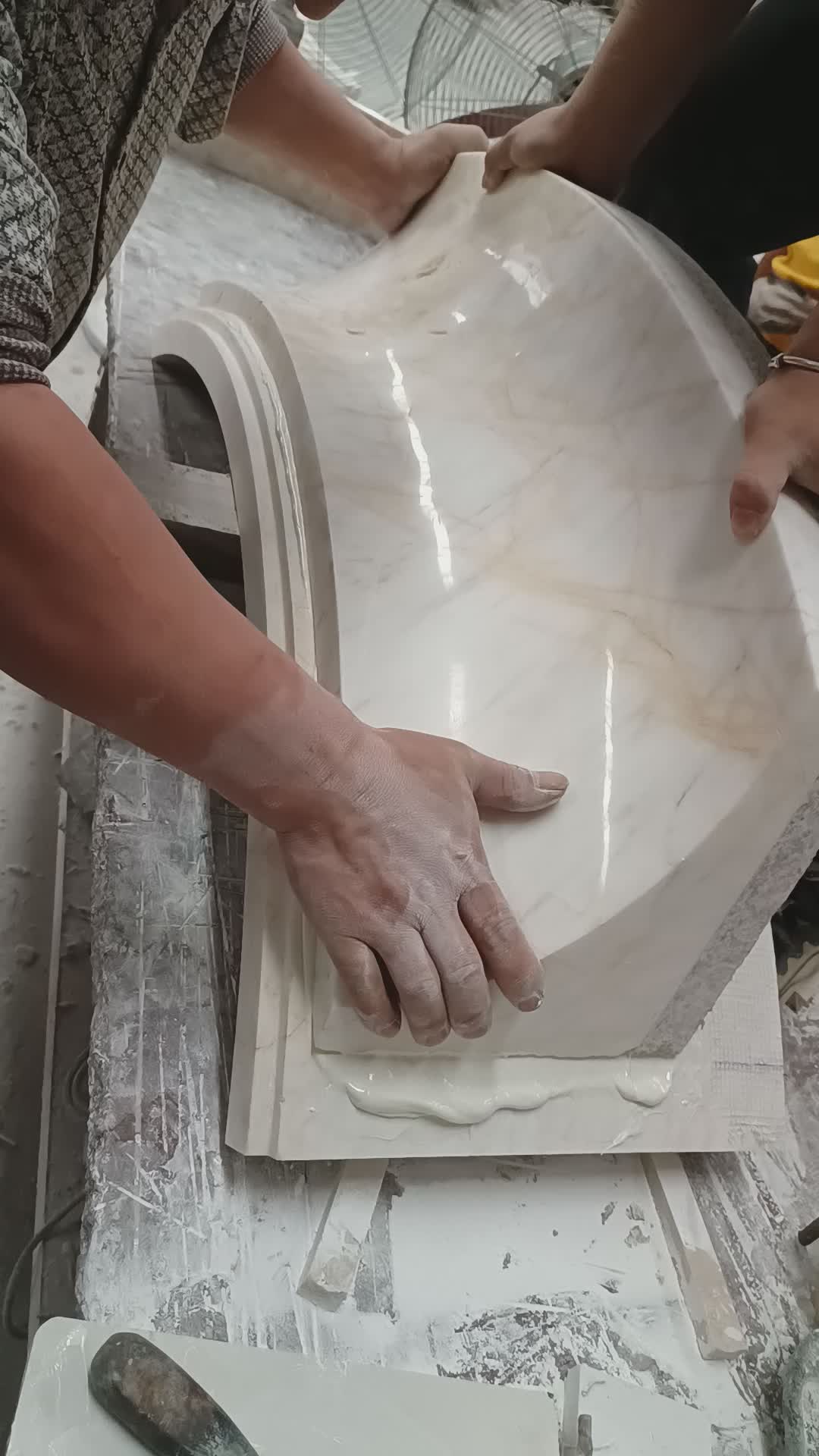 GOLDTOP Spider Gold Marble Slab Polished Stone Tiles
