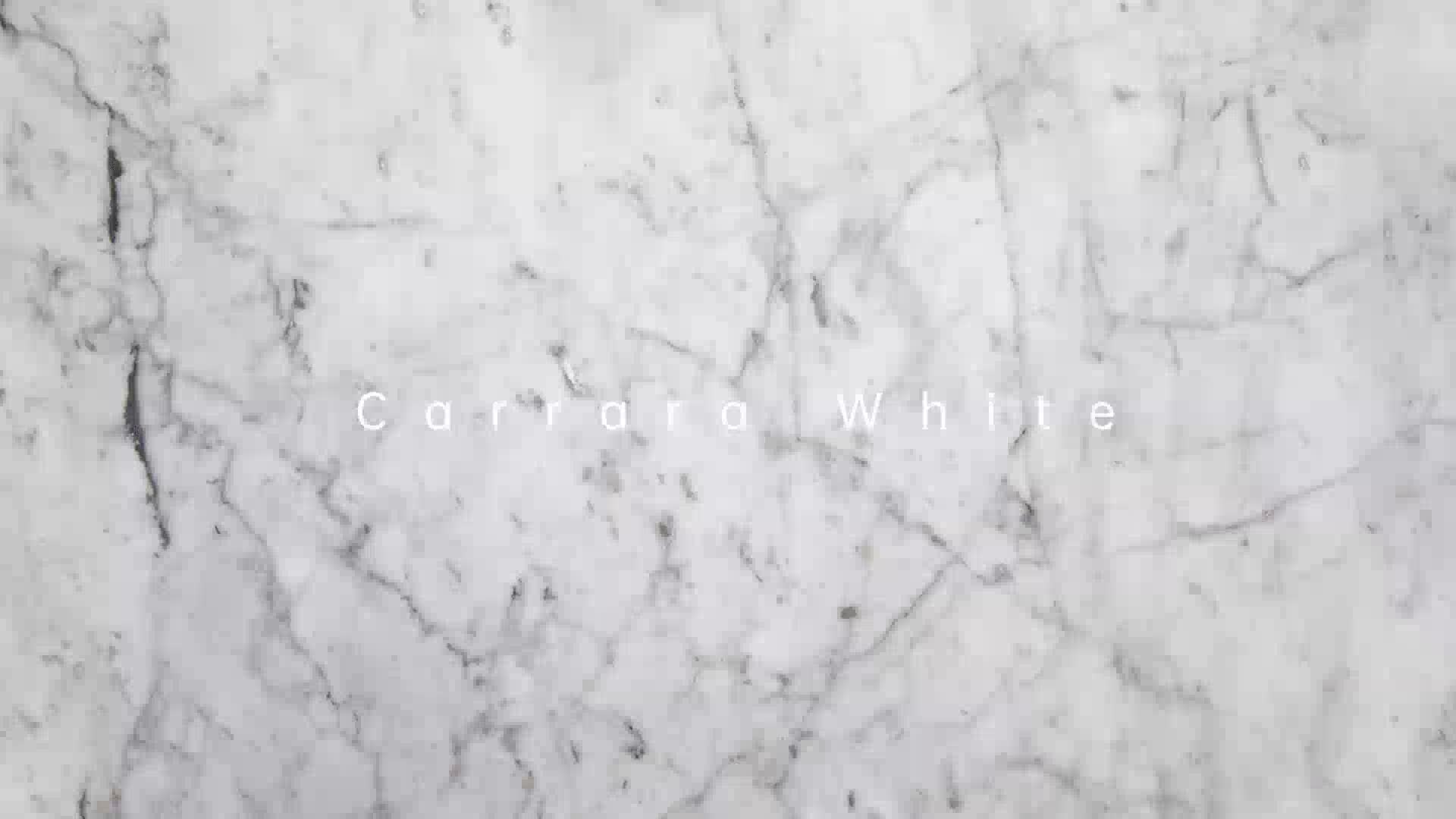Bianco Carrara White Marble Slabs For Bathroom Decor