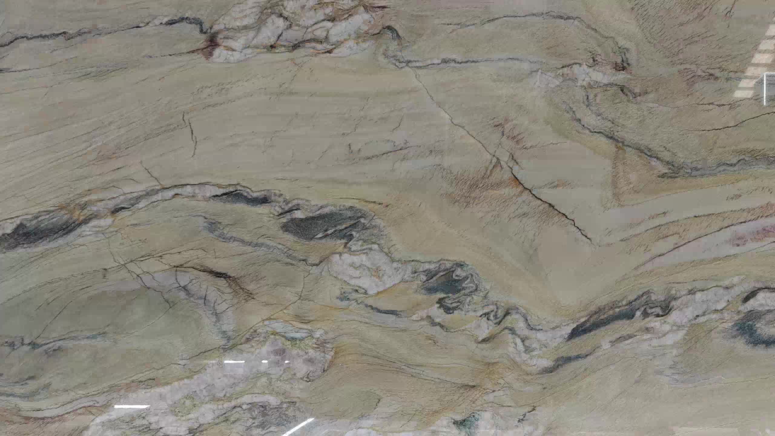 Calacatta Macaubas Quartzite Slabs For Interior Design