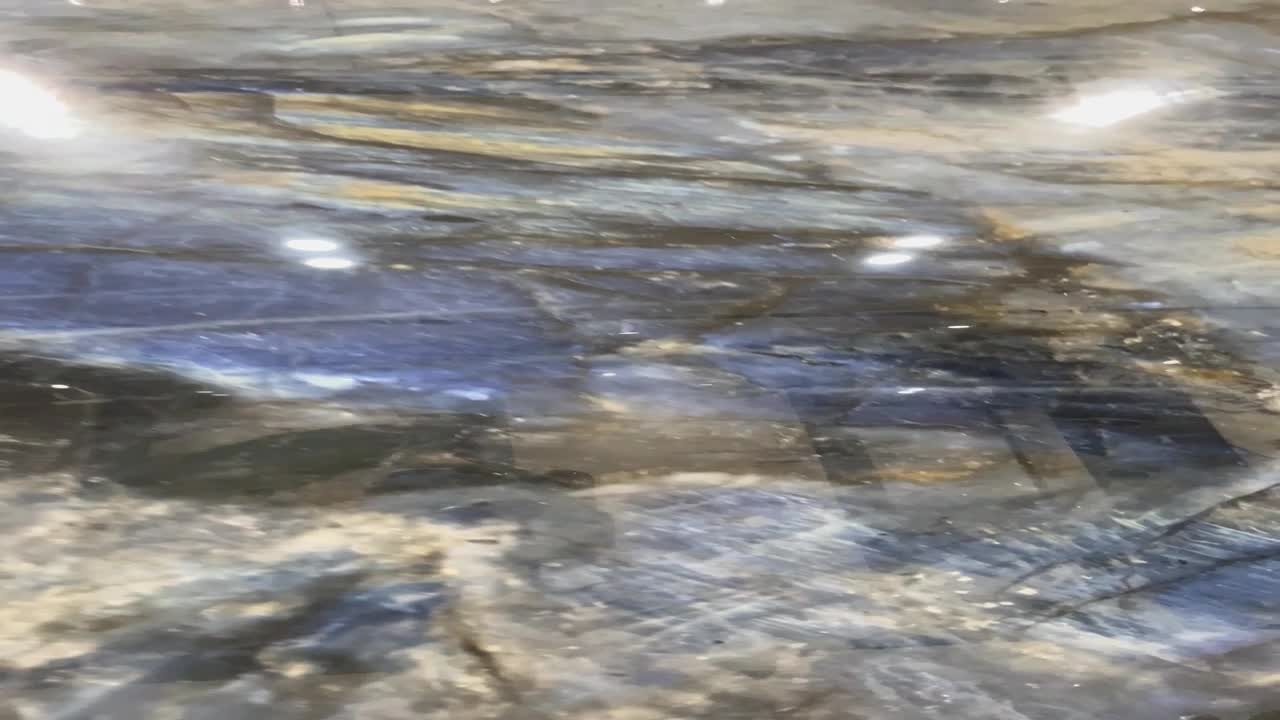 Labradorite Blue Looks Polish 12Mm Porcelain Slabs