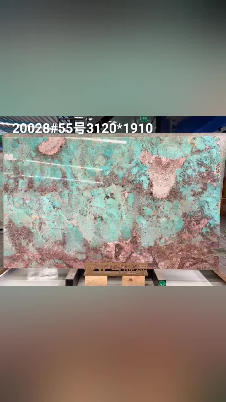 Amazon Green Granite Slab Pattern For Wall Decoration
