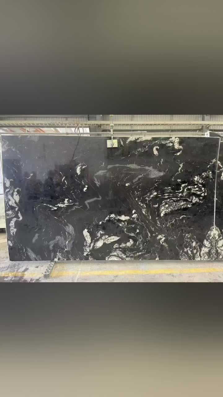 Brazil Titanium Granite Slab Customized Size Floor Tiles