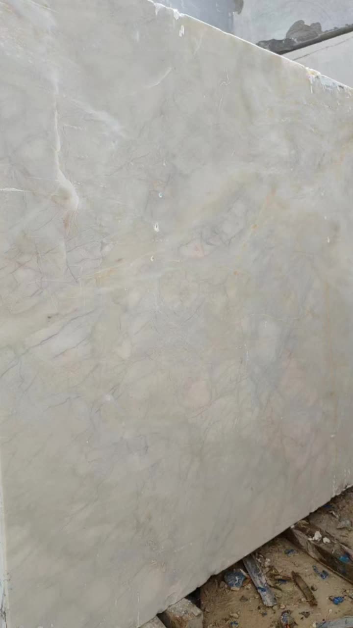 China Rainy Grey Marble Polished Slab Tile Floor Tiles