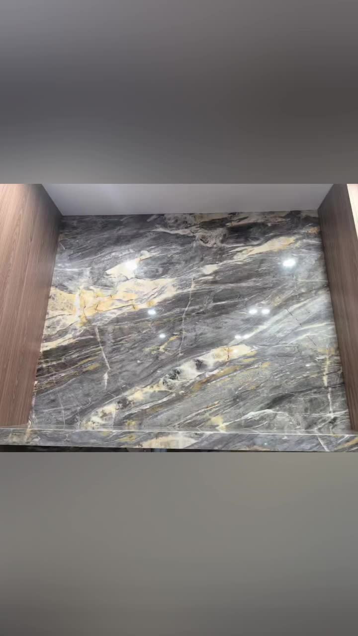 Italy Blue Sands Wave Marble Tiles Slabs