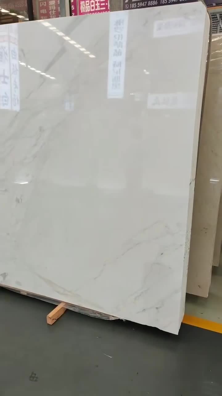 Italy Calacatta Oro Extra Vagli Marble Slab For Wall Tiles