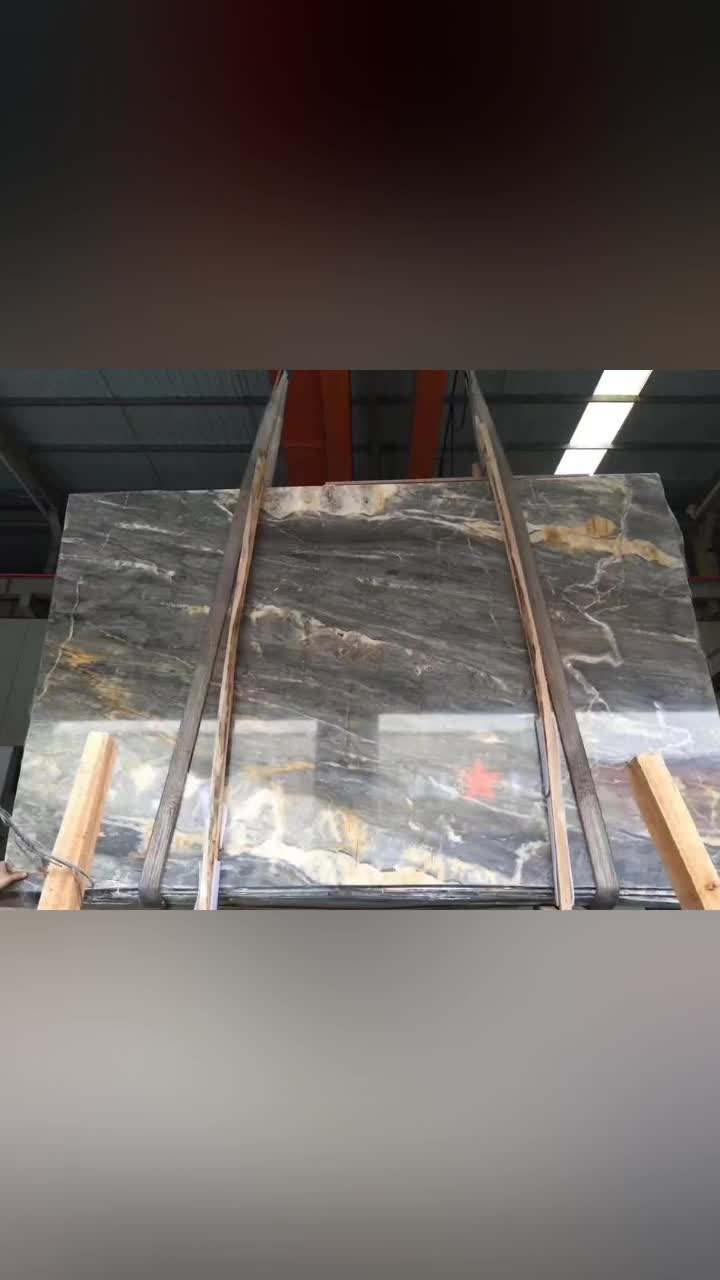 Italy Florence Grey Marble Slab Floor Tiles