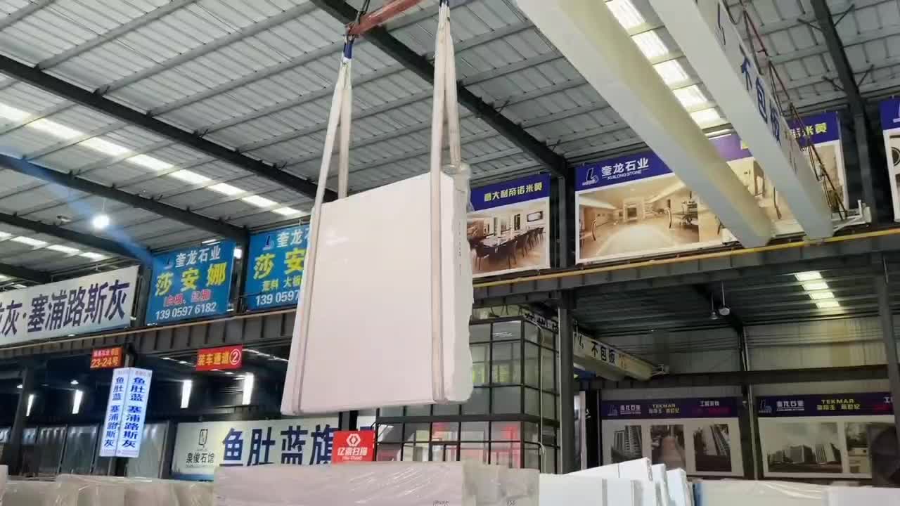 Polished Book Matching Slabs Sivec White Marble Slabs