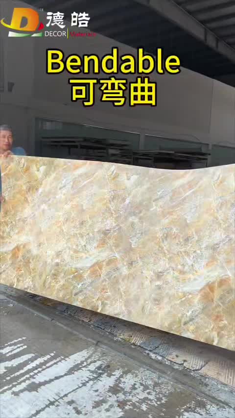 Ultrathin Wall Panel Backlit Onyx  Artificial Stone Slabs