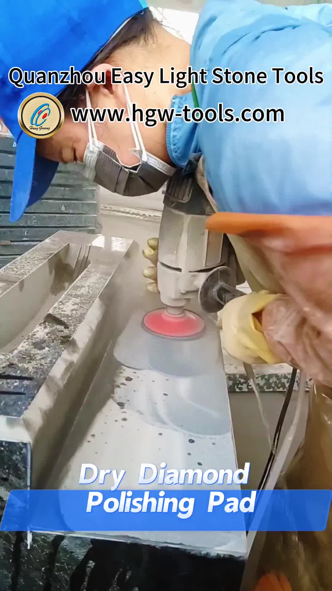 Flexible Diamond Dry Polishing Pads For Stones