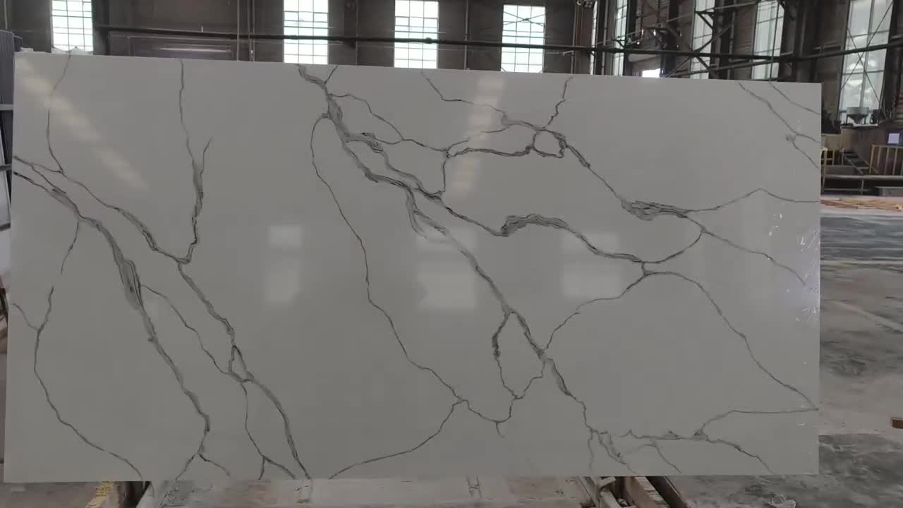 Quartz Slab Artificial Stone Slabs Hot Sale Pattern 7572