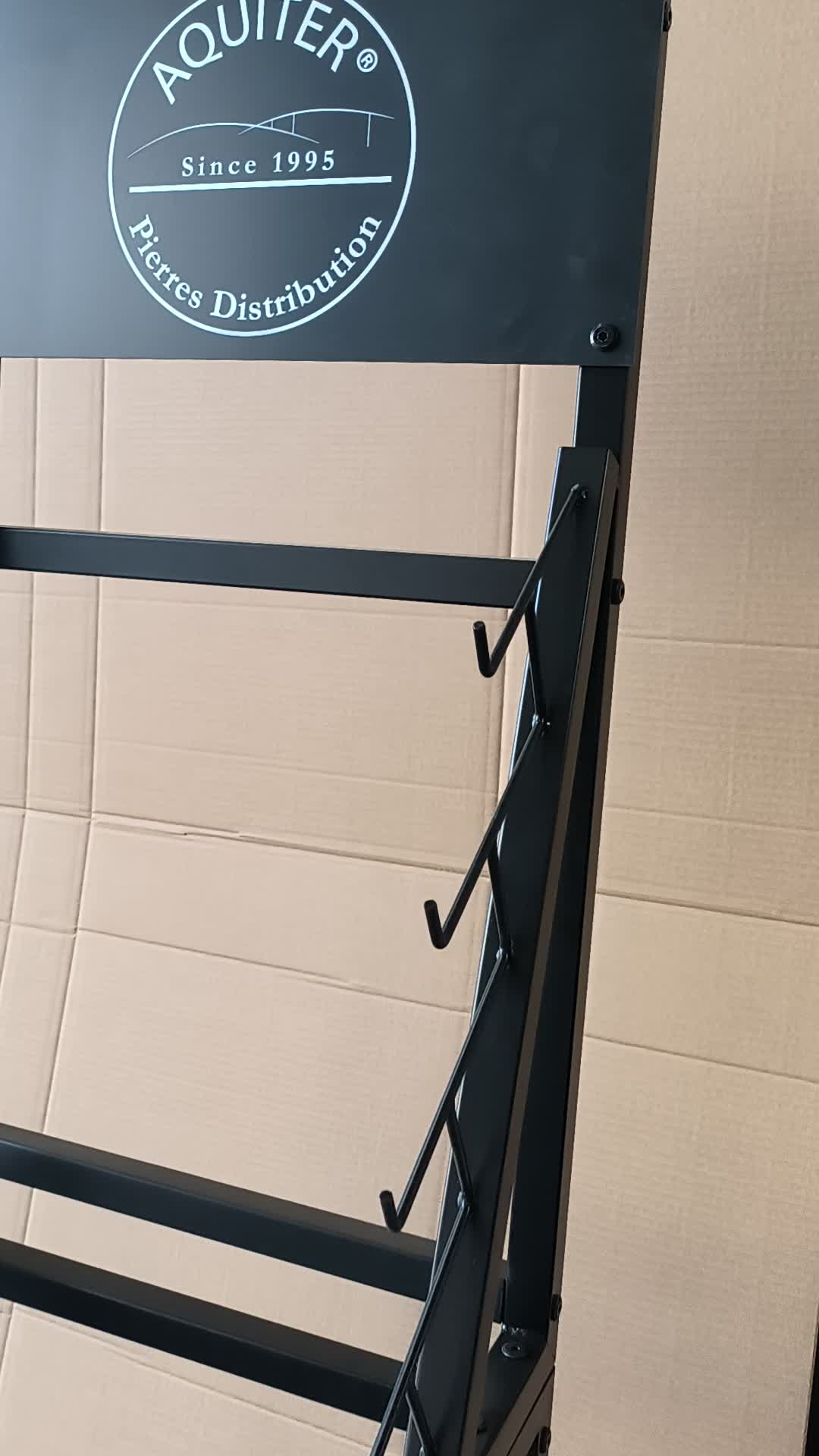 Display Stand -Wire Black Hook Support