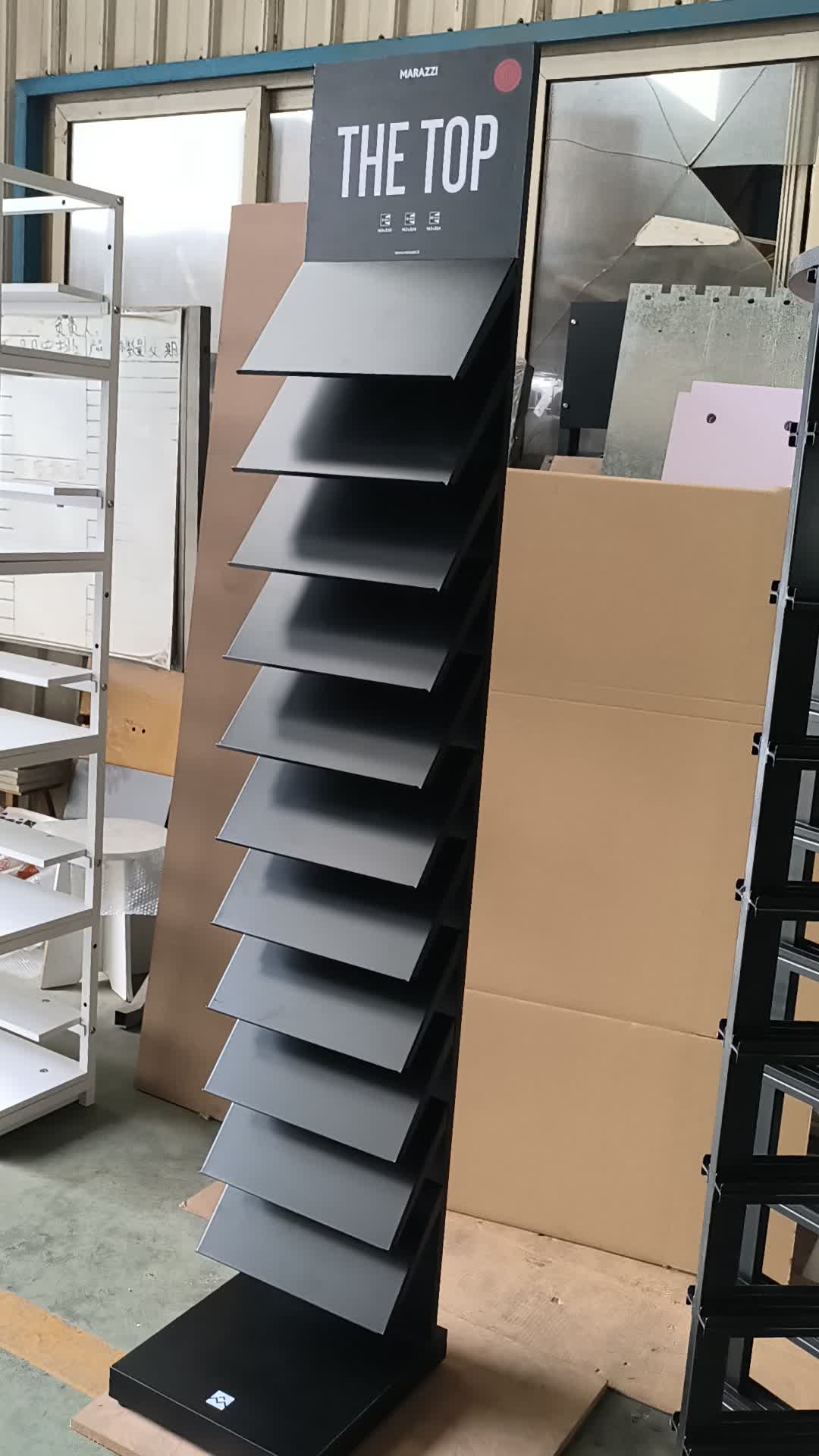 Matte Black Floor - Standing Rack