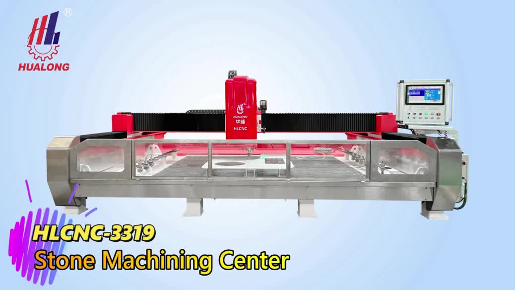 3/4 Axis Countertop Sink Polish ATC Stone CNC Router Machining Center